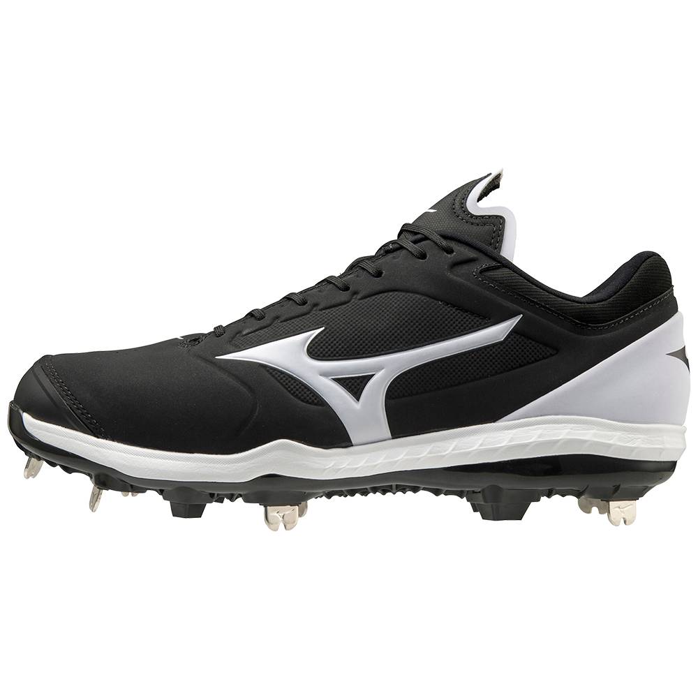 Damske Softball Obuv Mizuno Sweep 5 Nizke Metal Čierne/Biele Vypredaj RTLX75403